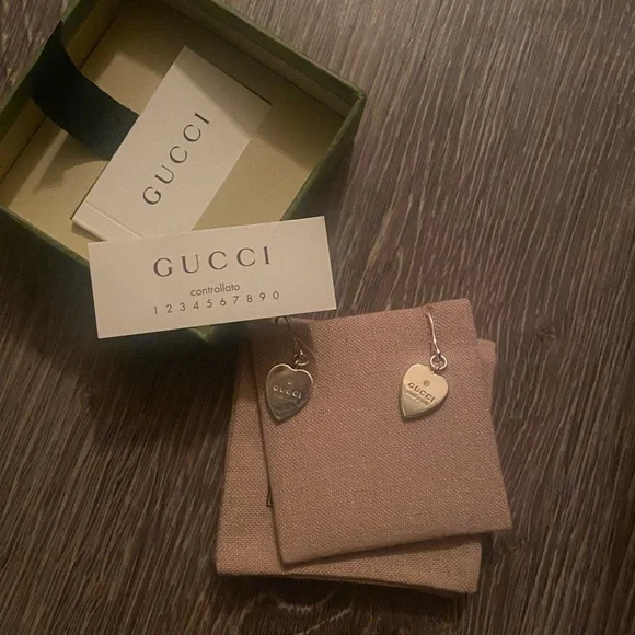 Gucci heart earrings - Picture 2 of 3